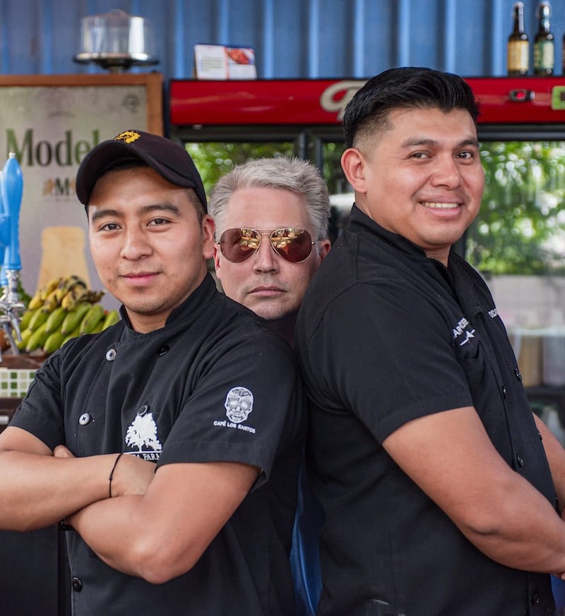 group of men smiling