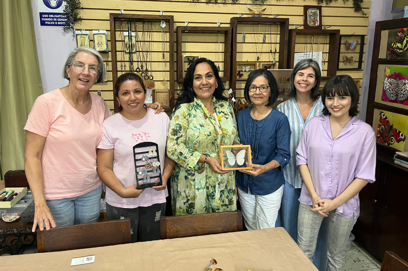 Marisol with Tania Brett, Debora Castro and Angela from Prospera Latina